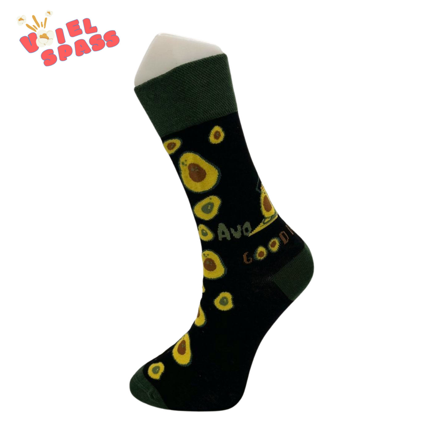 Avocado Socken – Fröhliches Design VielSpass