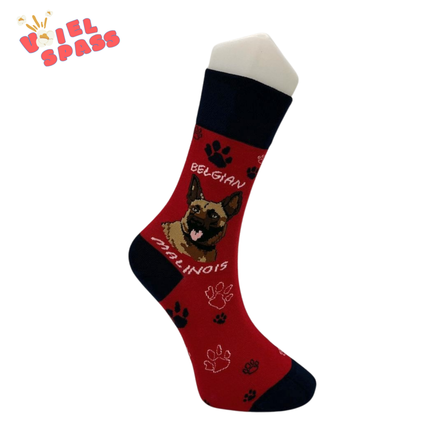 Belgian Malinois Socken – Stilvolles Hunde-Design VielSpass