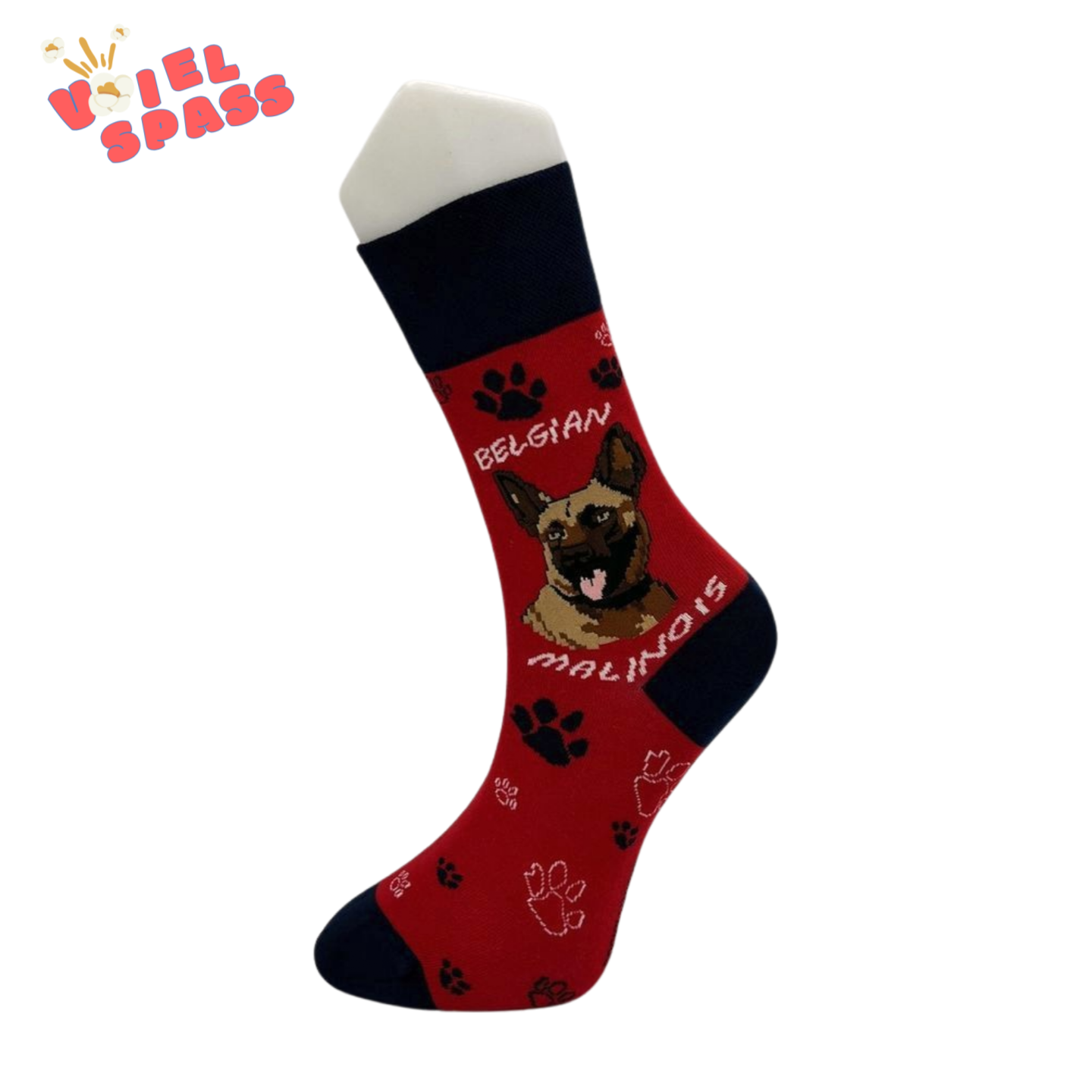 Belgian Malinois Socken – Stilvolles Hunde-Design VielSpass