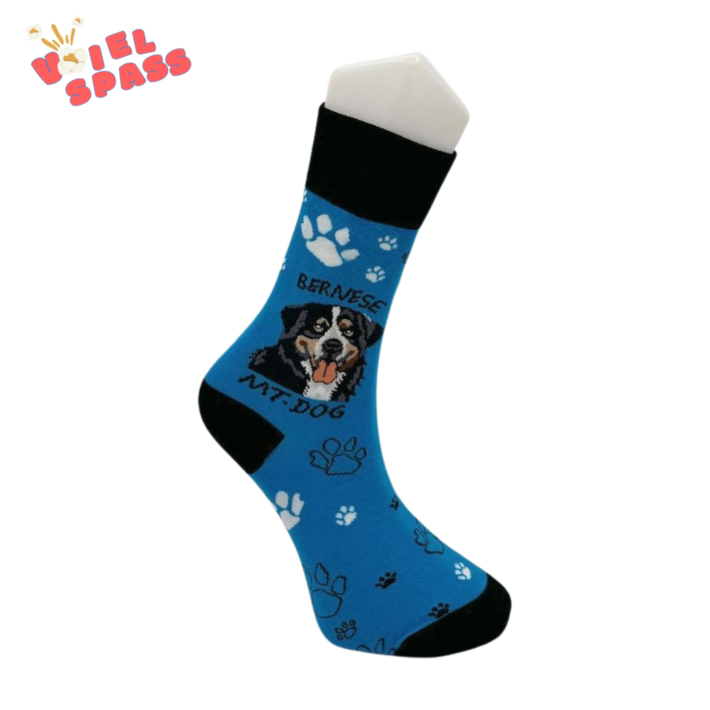 Berner Sennenhund Socken – Lustige Tiermotiv-Socken VielSpass