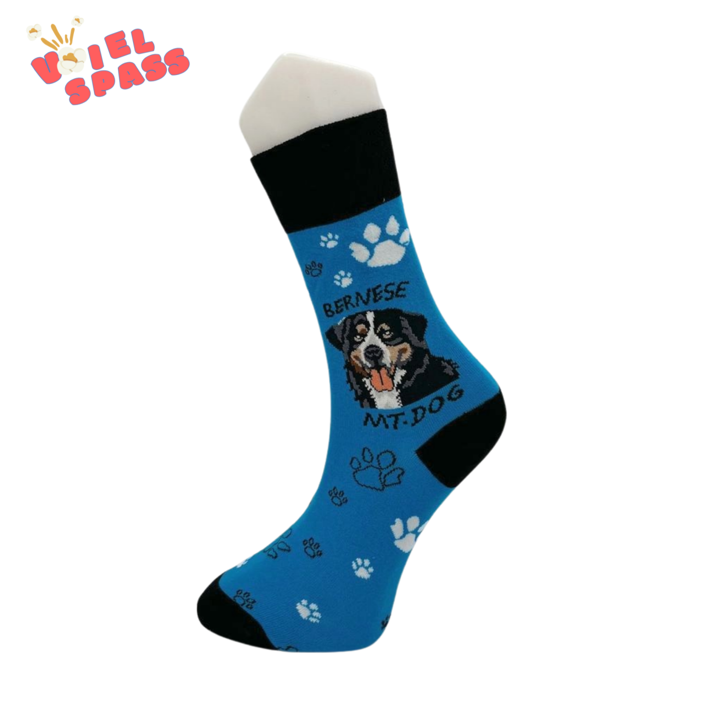 Berner Sennenhund Socken – Lustige Tiermotiv-Socken VielSpass