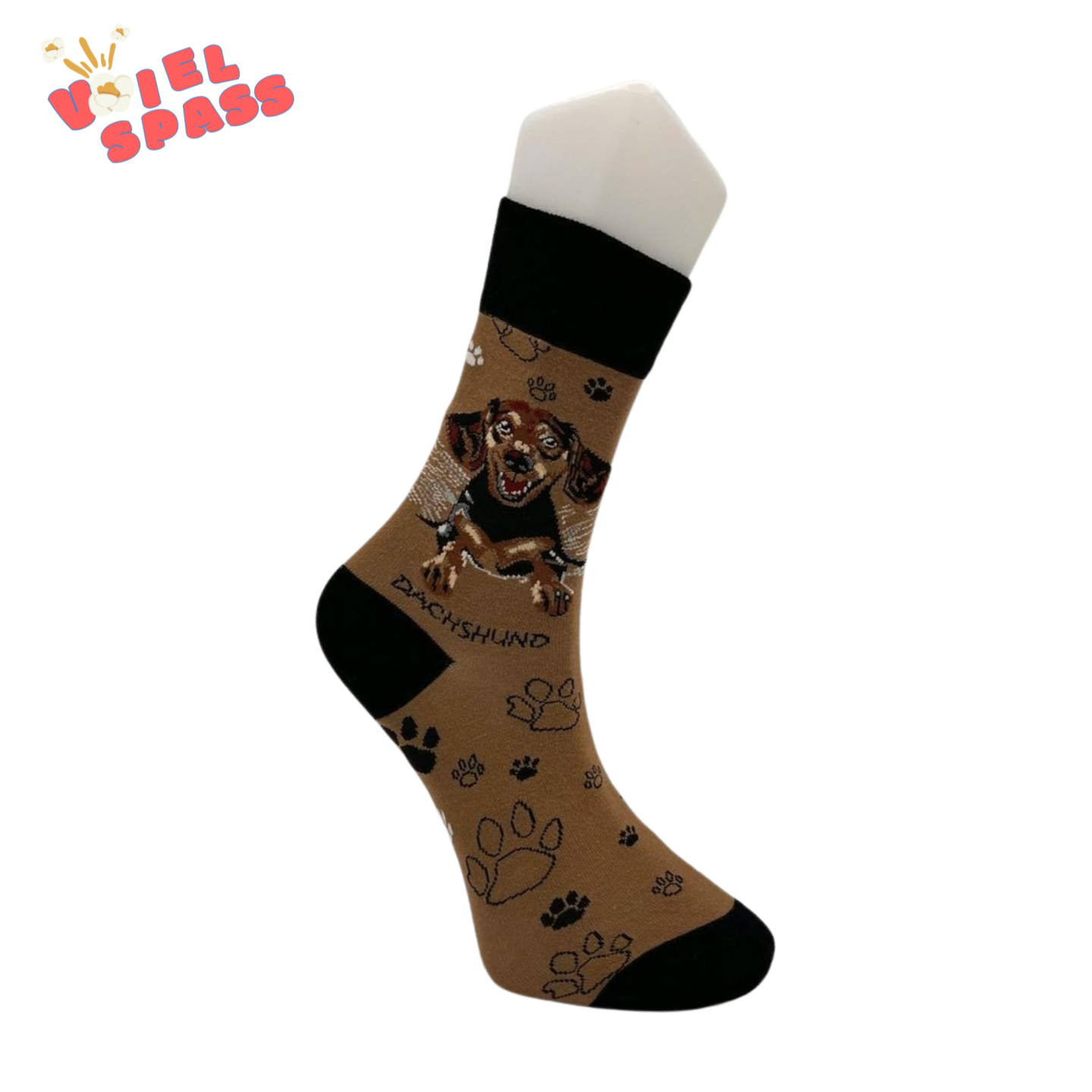 Dackel Socken – Elegantes Hunde-Design VielSpass