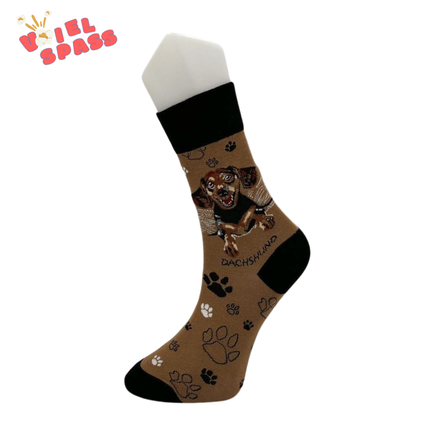 Dackel Socken – Elegantes Hunde-Design VielSpass