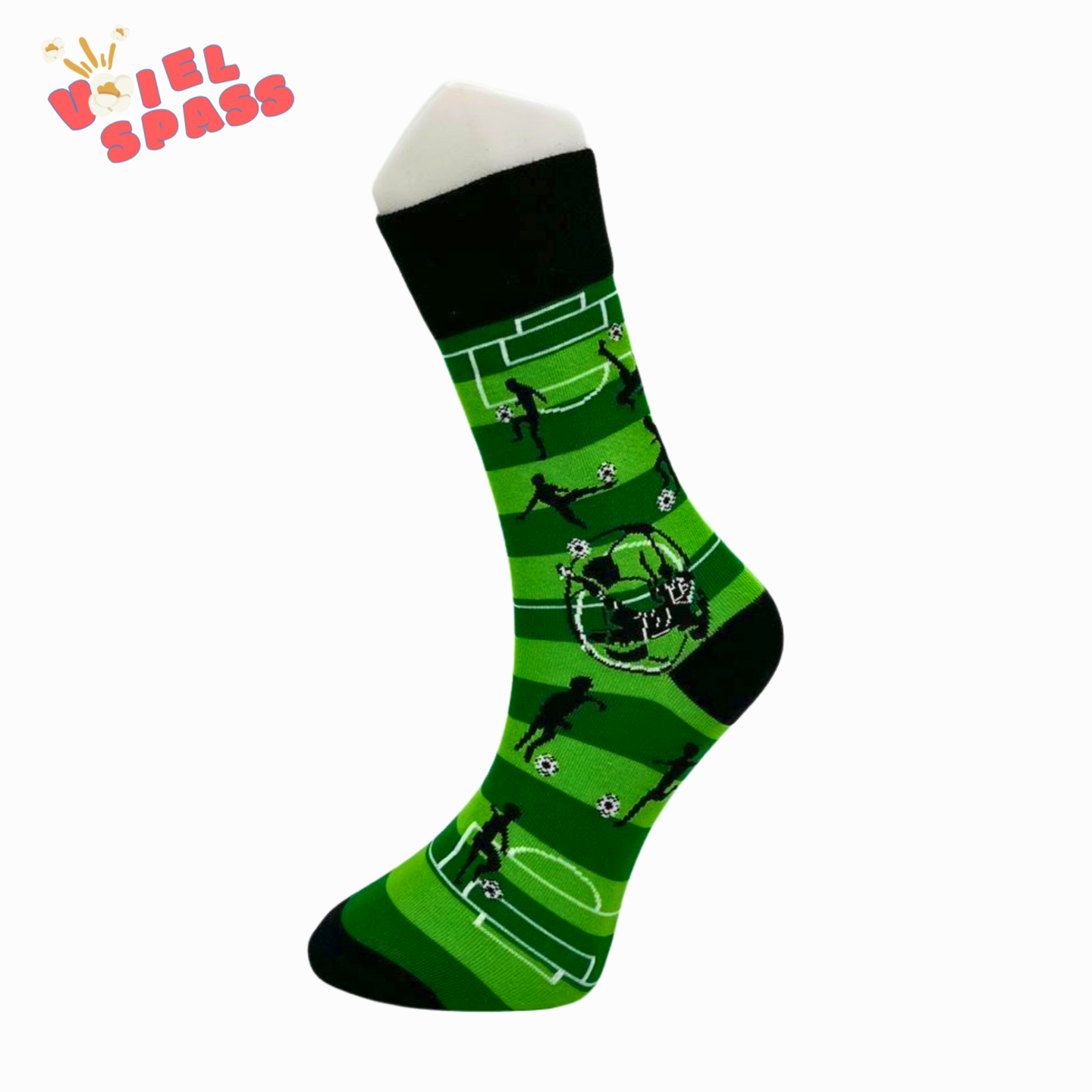 Fußball Socken – Dynamisches Spielfeld VielSpass