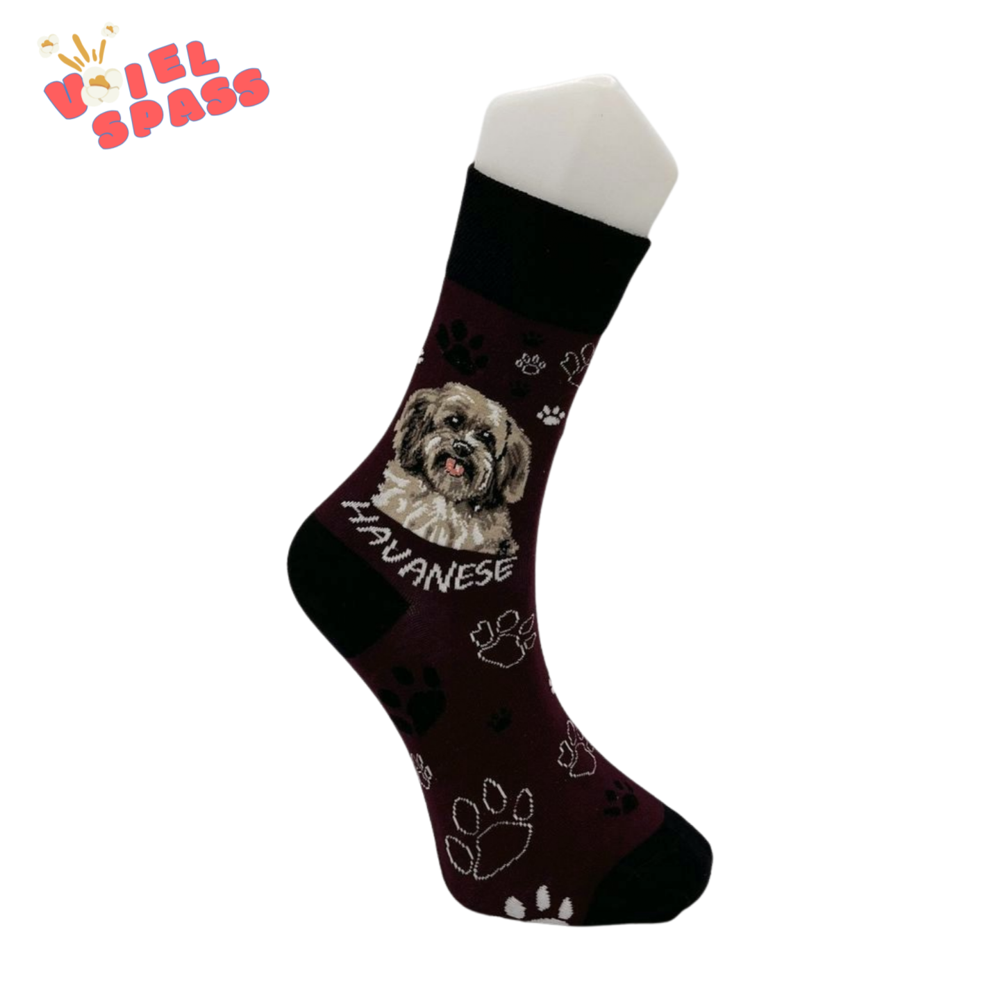 Havaneser Socken – Niedliche Tiermotiv-Socken VielSpass