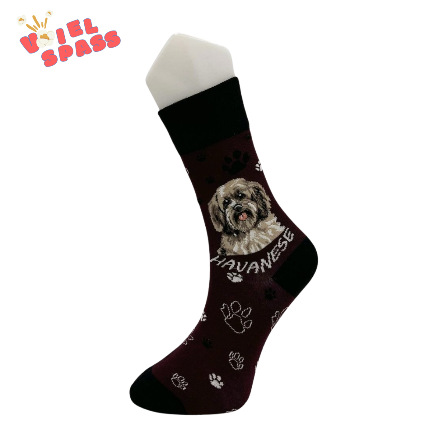 Havaneser Socken – Niedliche Tiermotiv-Socken VielSpass