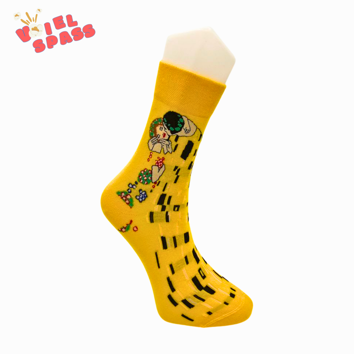 Klimt Der Kuss Socken VielSpass