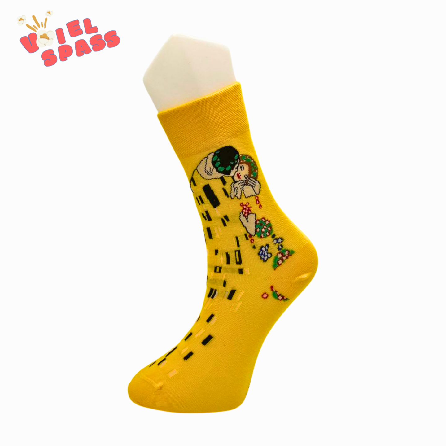 Klimt Der Kuss Socken VielSpass