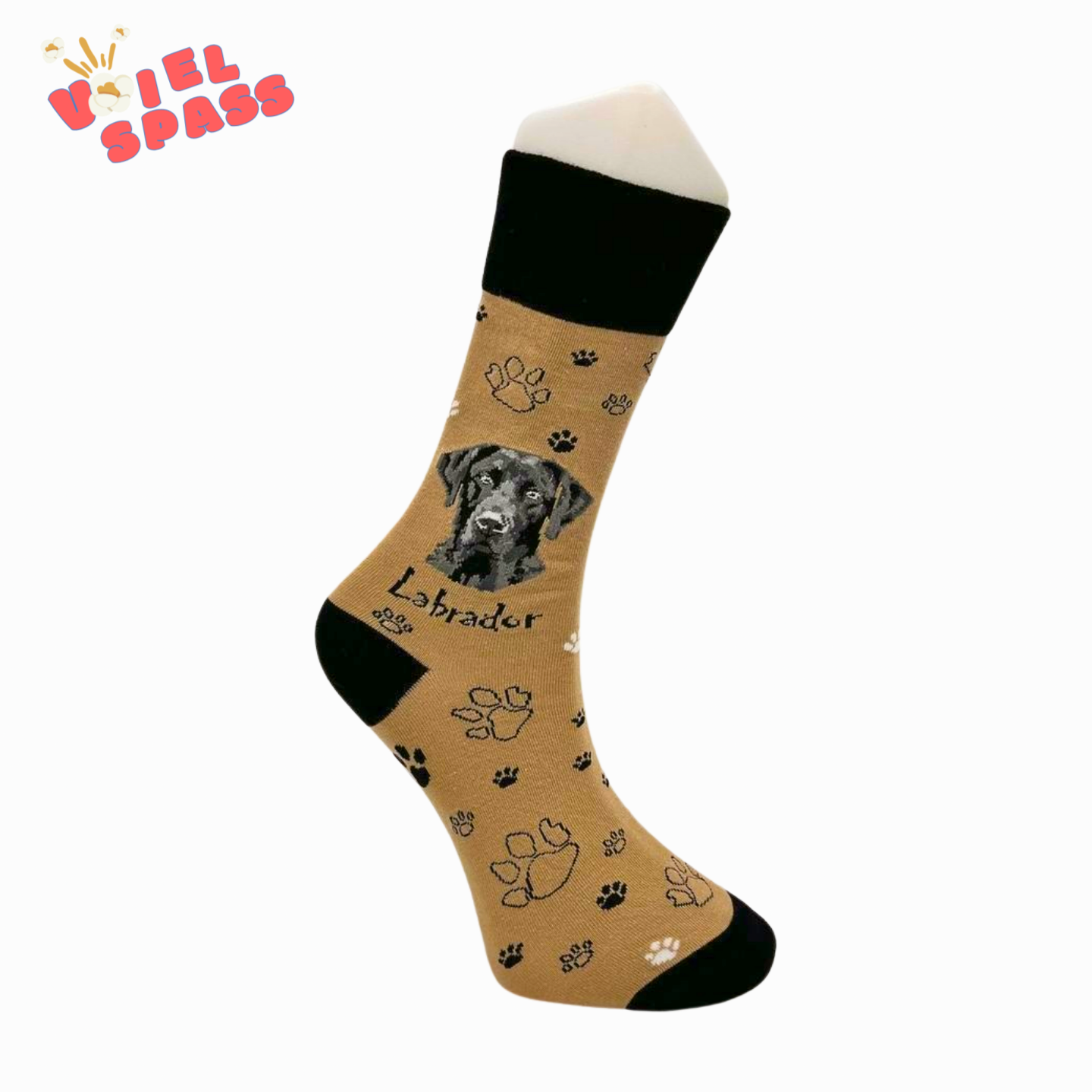 Labrador Socken – Charmantes Design für Hundeliebhaber VielSpass