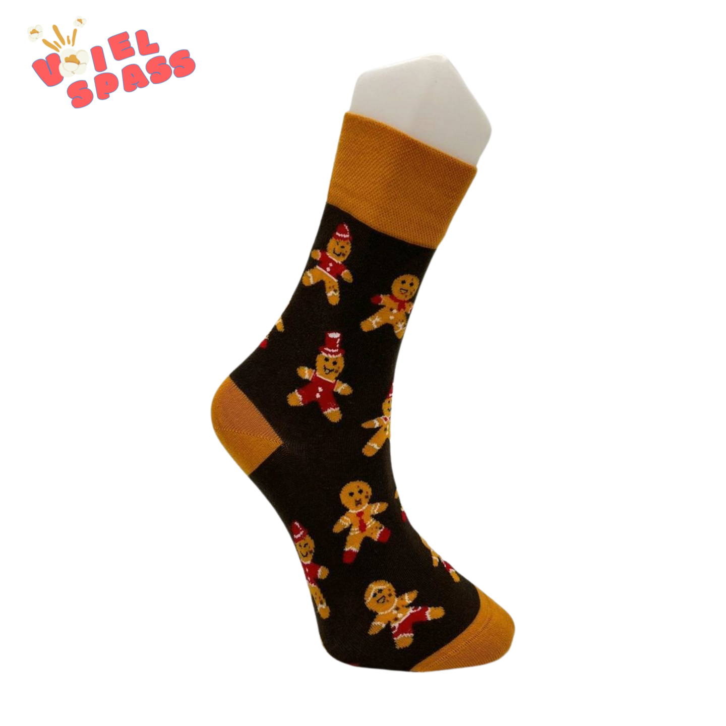 Lebkuchenmann Socken – Fröhliche Weihnachts-Socken für die Festtage VielSpass