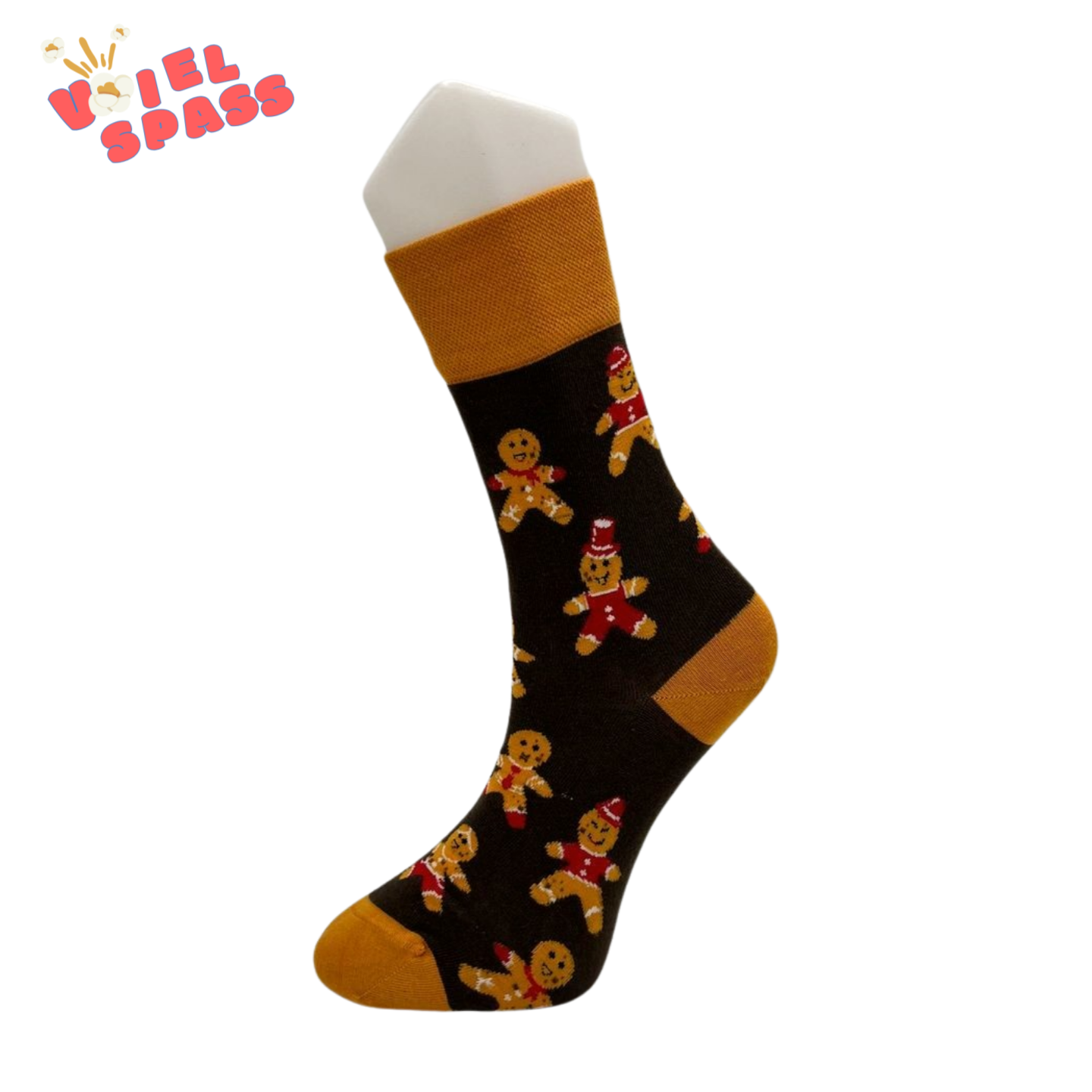 Lebkuchenmann Socken – Fröhliche Weihnachts-Socken für die Festtage VielSpass