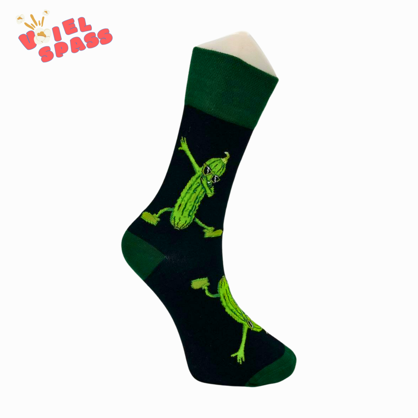 Lustige Gurken-Socken VielSpass