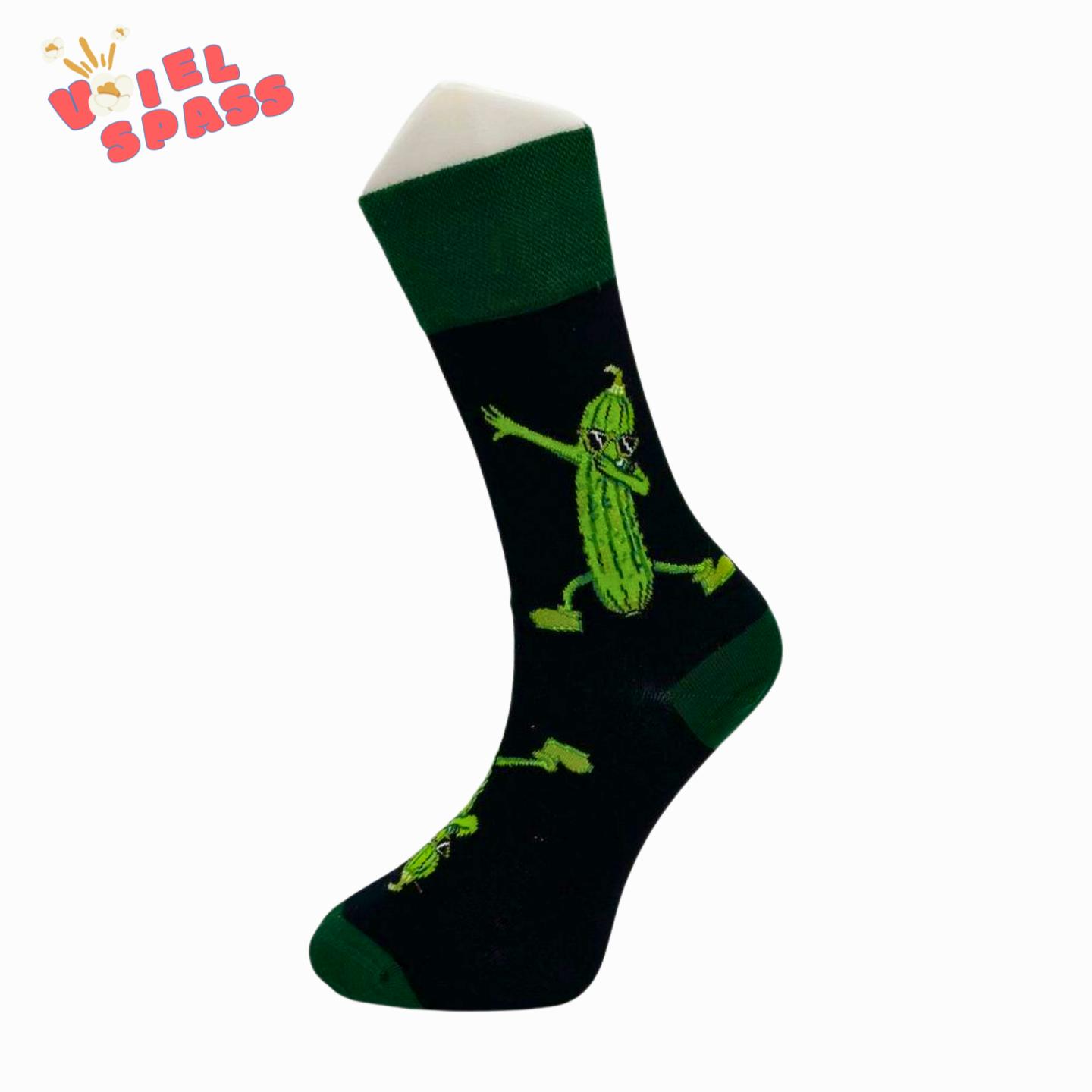 Lustige Gurken-Socken VielSpass