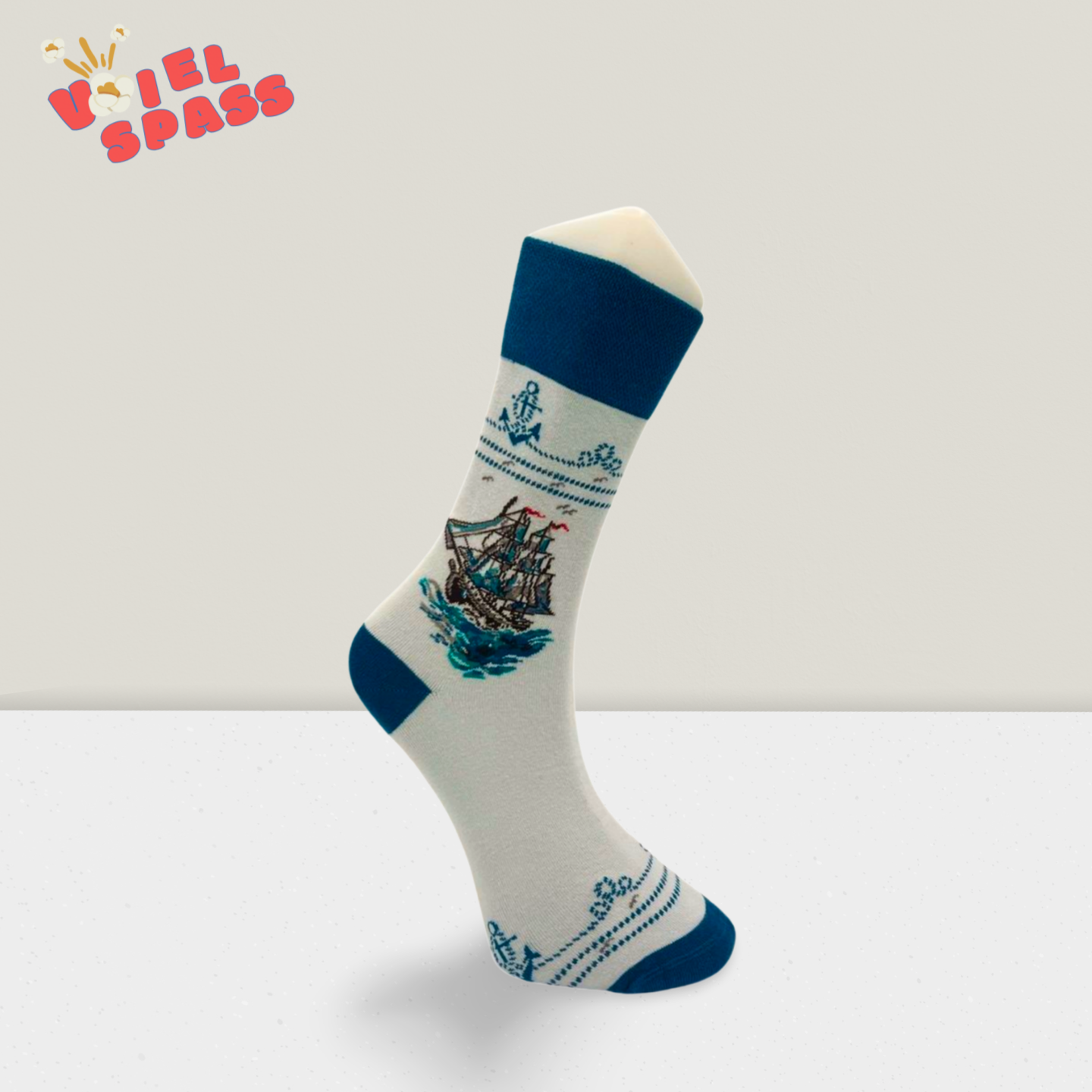 Segelschiff-Socken VielSpass