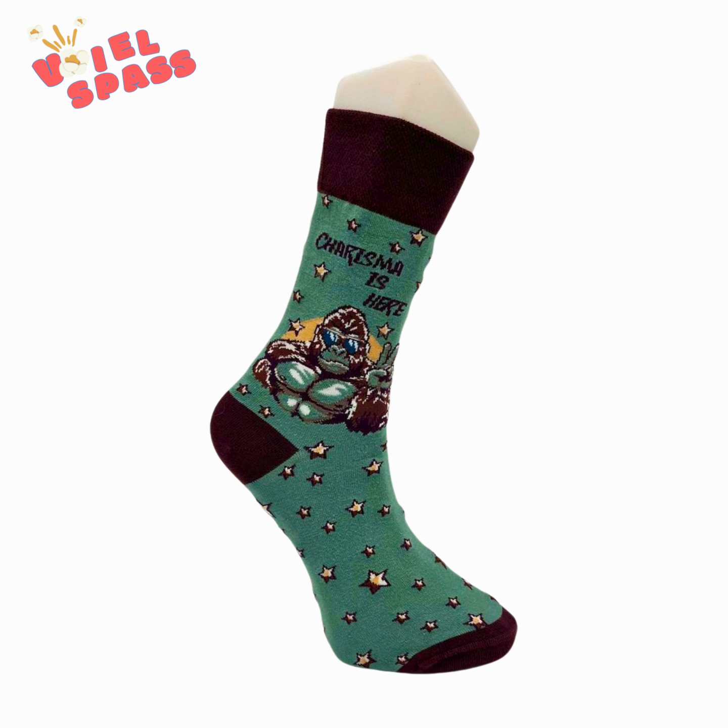 Weihnachts-Gorilla Socken – Christmas is Here VielSpass