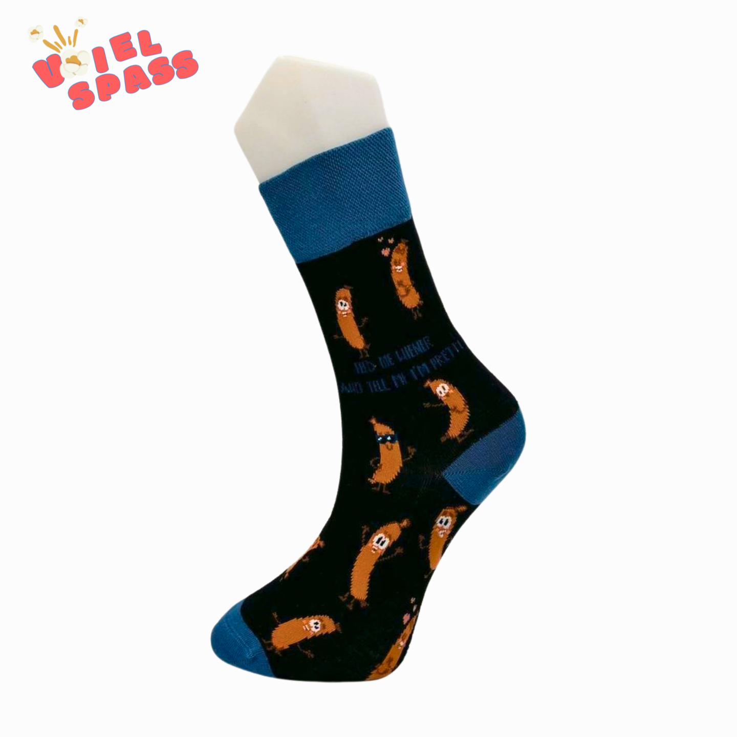 Wurst Socken – Lustige Party-Socken VielSpass