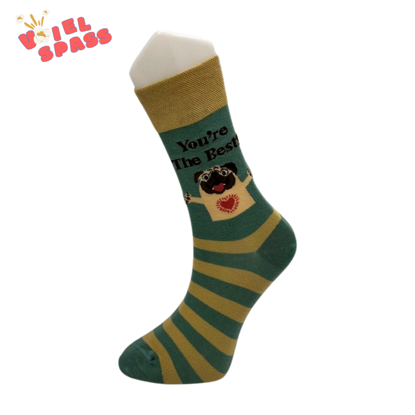 You’re the Best Socken – Niedliches Hunde-Design VielSpass