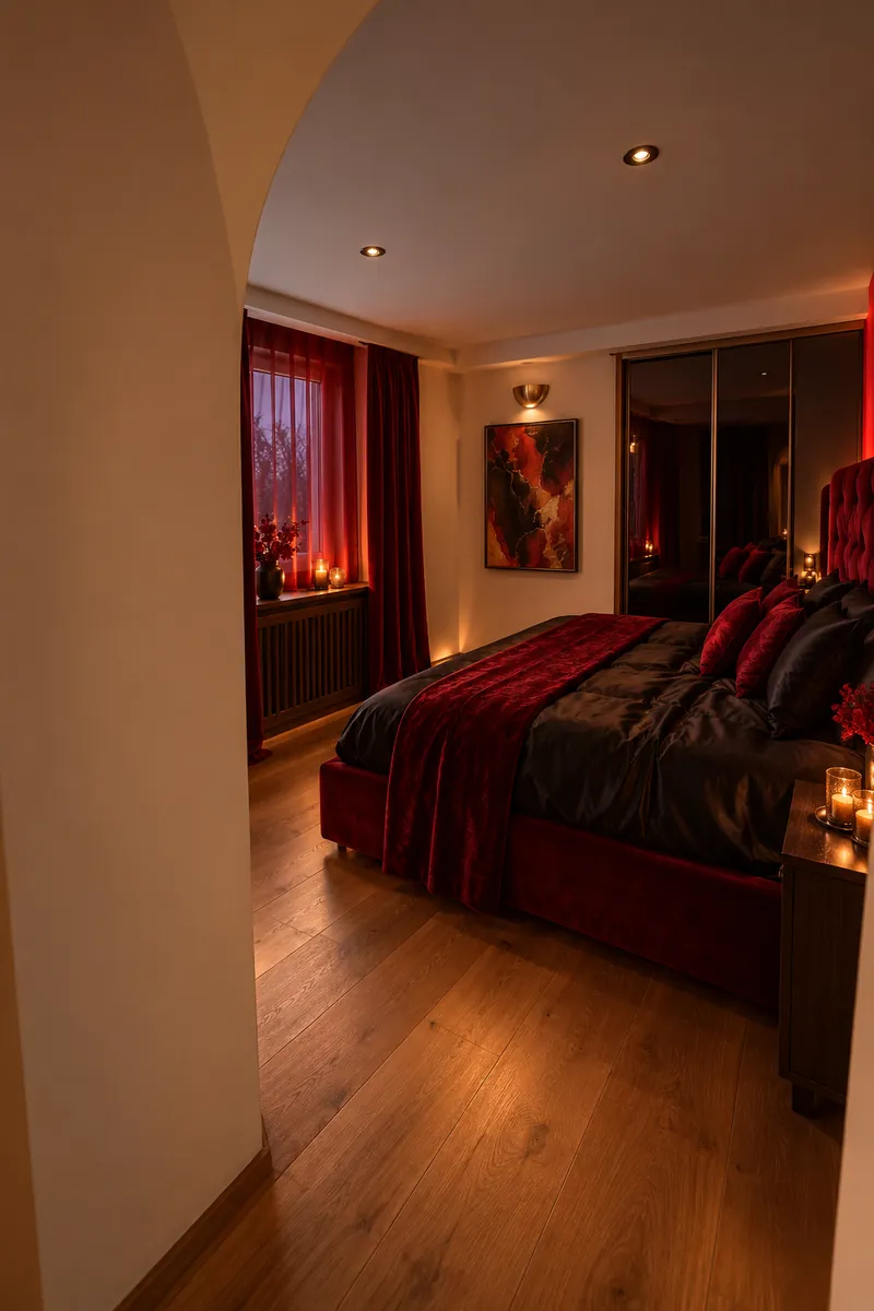 Das Schlafzimmer, Visualisierung